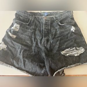 Plus size jean shorts